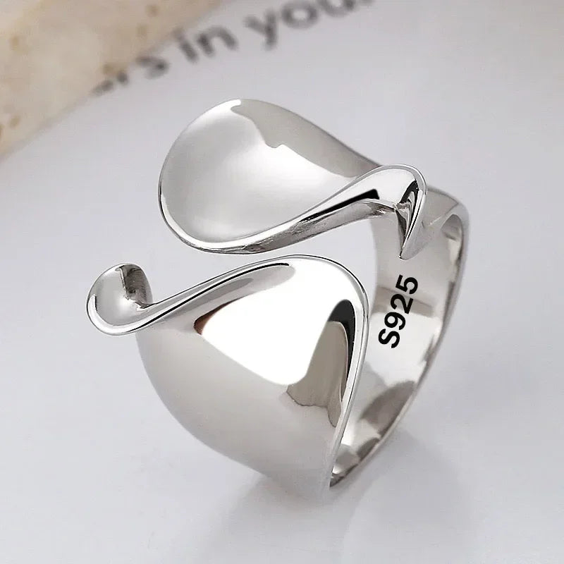 Bague Ouverte en Argent 925 - Élégance intemporelle