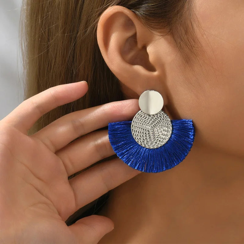 Boucles d'Oreilles Bohème à franges - Élégantes et Tendance