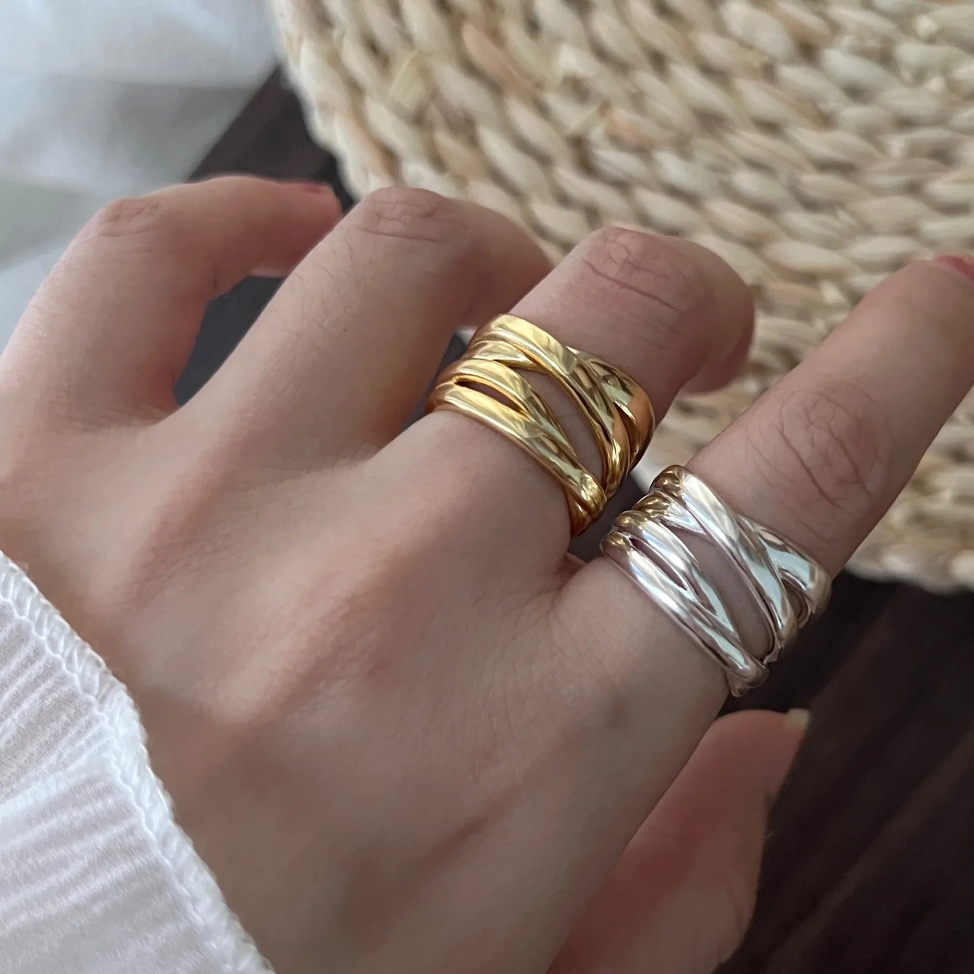 Bague Ouverte en Argent 925 - Élégance intemporelle