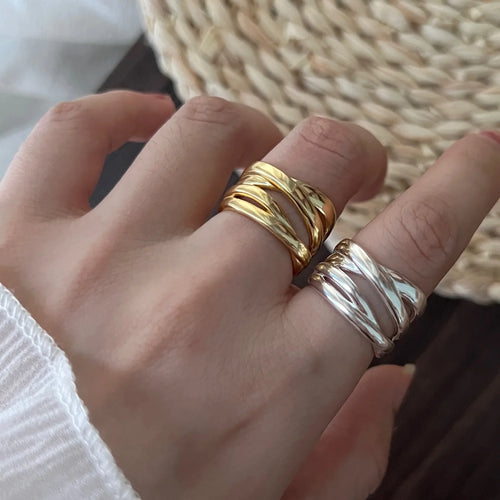Bague Ouverte en Argent 925 - Élégance intemporelle