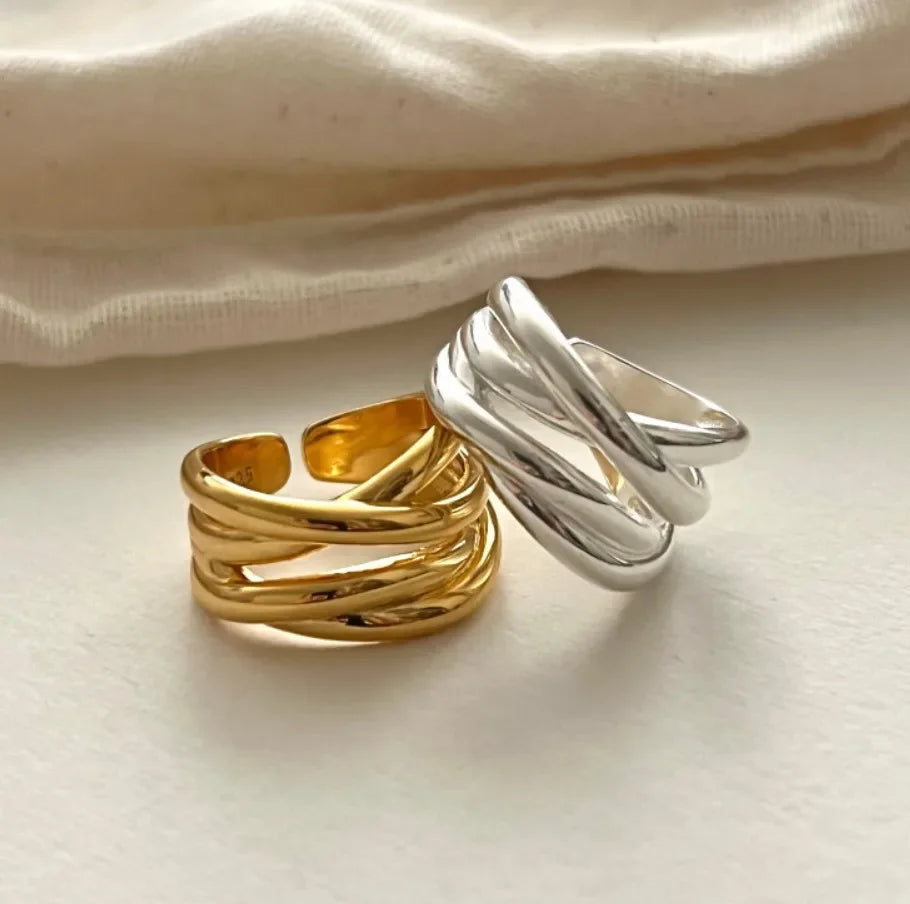Bague Ouverte en Argent 925 - Élégance intemporelle