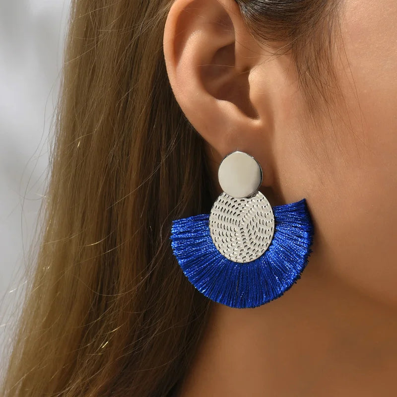Boucles d'Oreilles Bohème à franges - Élégantes et Tendance