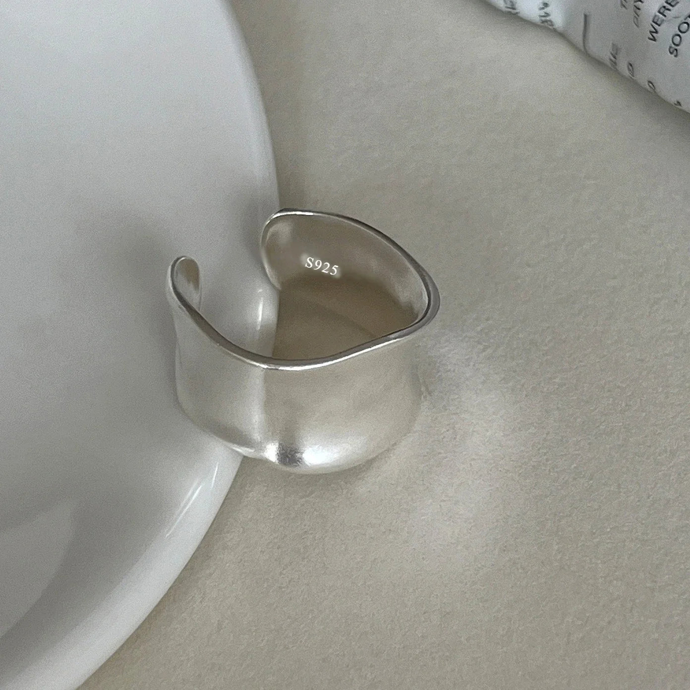 Bague Ouverte en Argent 925 - Élégance intemporelle