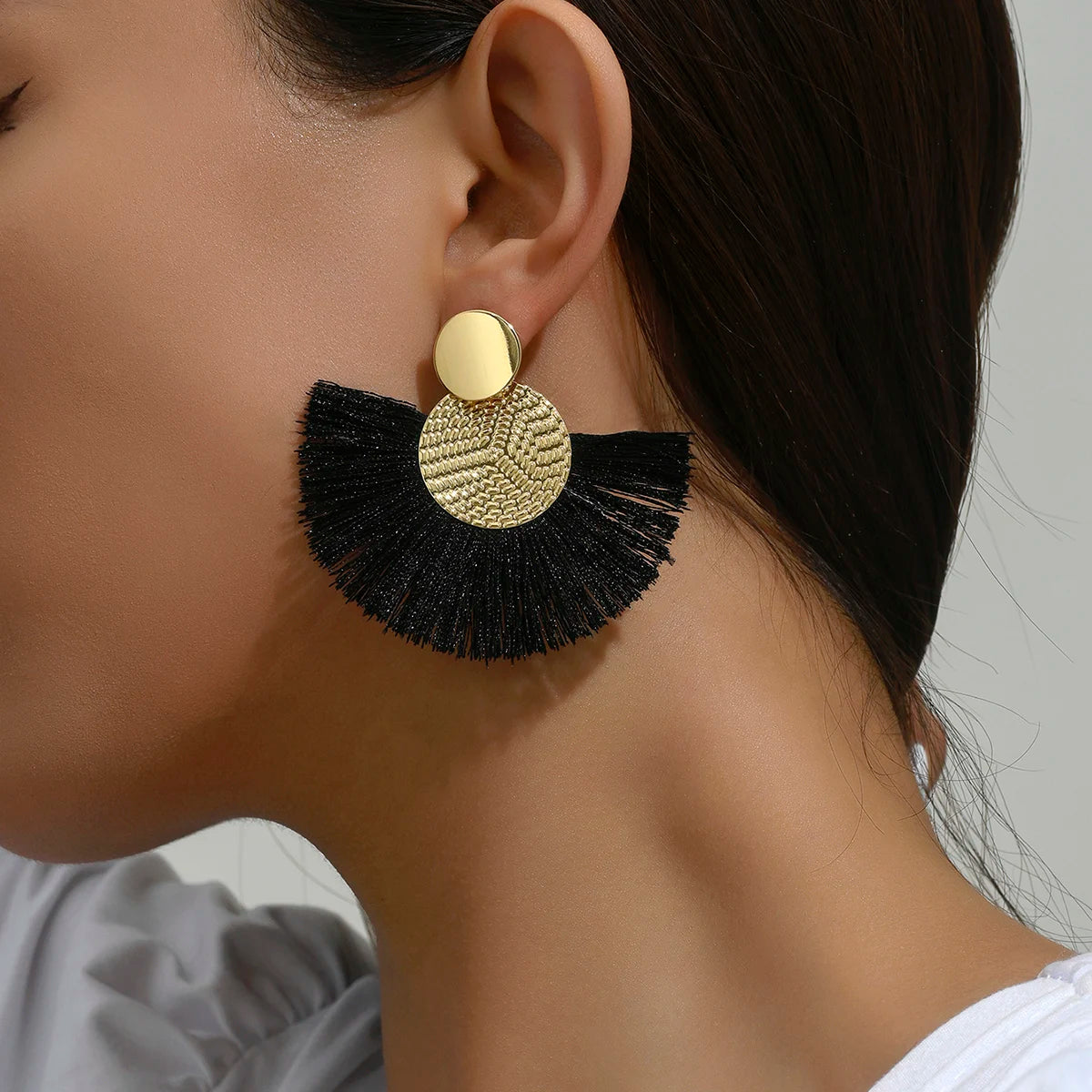 Boucles d'Oreilles Bohème à franges - Élégantes et Tendance