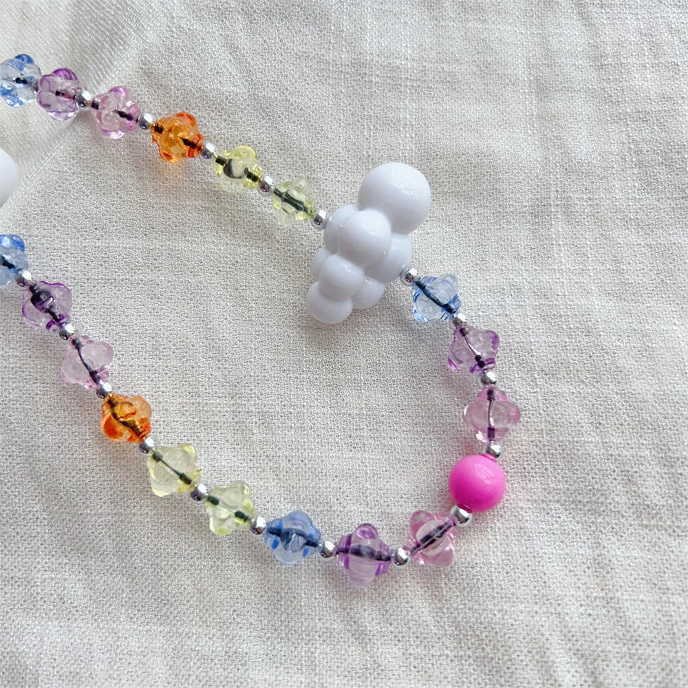 Cordon de Téléphone en Perles Colorées - Pratique & Stylé